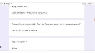 ignou assignment submission